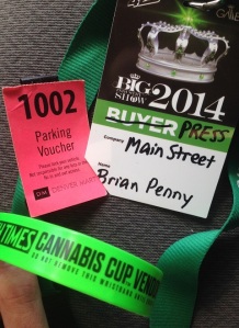 Brian Penny cannabis cup media credentials